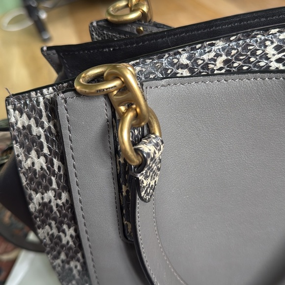 Coach Dreamer 36 in Colorblock with Snakeskin Detail - Picture 6 of 11